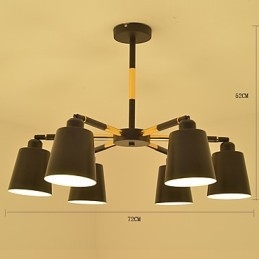 Pendelleuchte Traditionelle Klassische Malerei Funktion für Mini-Stil Holz Bambus