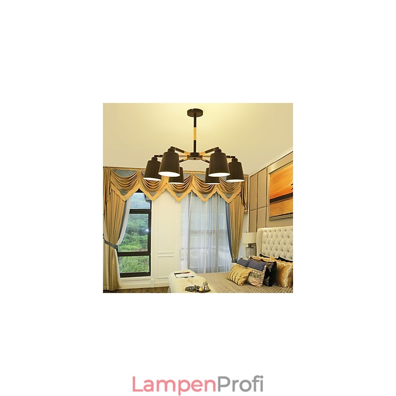 Pendelleuchte Traditionelle Klassische Malerei Funktion für Mini-Stil Holz Bambus