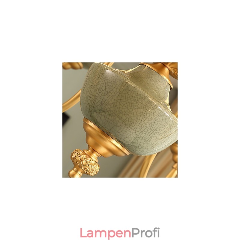 Alle Kupfer Kronleuchter Jade Dekorative Kronleuchter KP8