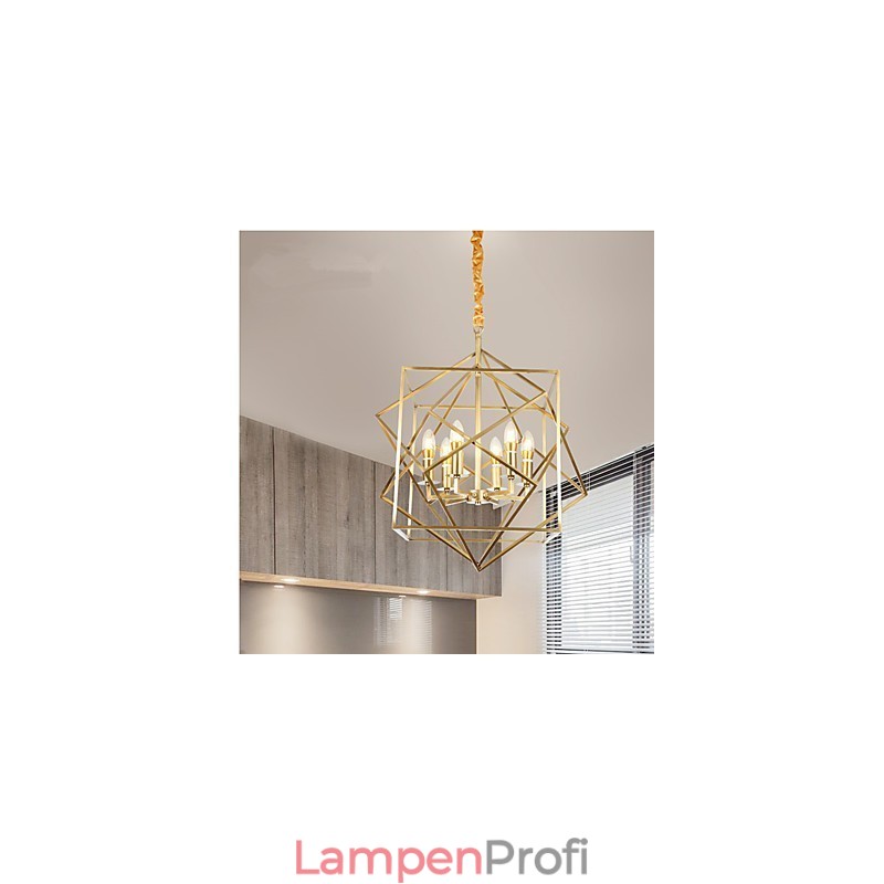 Laterne aus Messing für Designer-Kronleuchter aus Metall