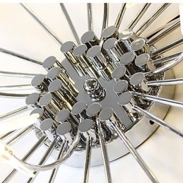 Moderne zeitgenössische Chrom-Funktion für Mini-Designer Metall Kinder Kronleuchter