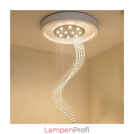 Moderne Kristall-Deckenpendelleuchte, Kronleuchter für den Innenbereich, Hängebeleuchtung für Zuhause, Kronleuchter, Lampen, Leuchten, 3 W, WARMWEISSE Glühbirnen Moderne Kristall-Deckenpendelleuchte, Kronleuchter für den Innenbereich, Hängebeleuchtung für Zuhause, Kronleuchter, Lampen, Leuchten, 3 W, WARMWEISSE Glühbirnen