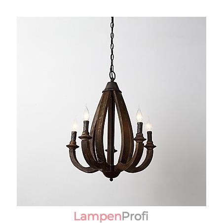 Vintage Malerei Feature Mini Stil Holz Bambus Kronleuchter Lampe die Dekorieren Pendelleuchte