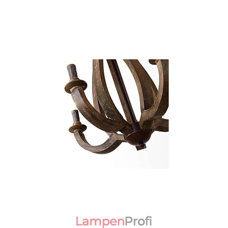 Vintage Malerei Feature Mini Stil Holz Bambus Kronleuchter Lampe die Dekorieren Pendelleuchte