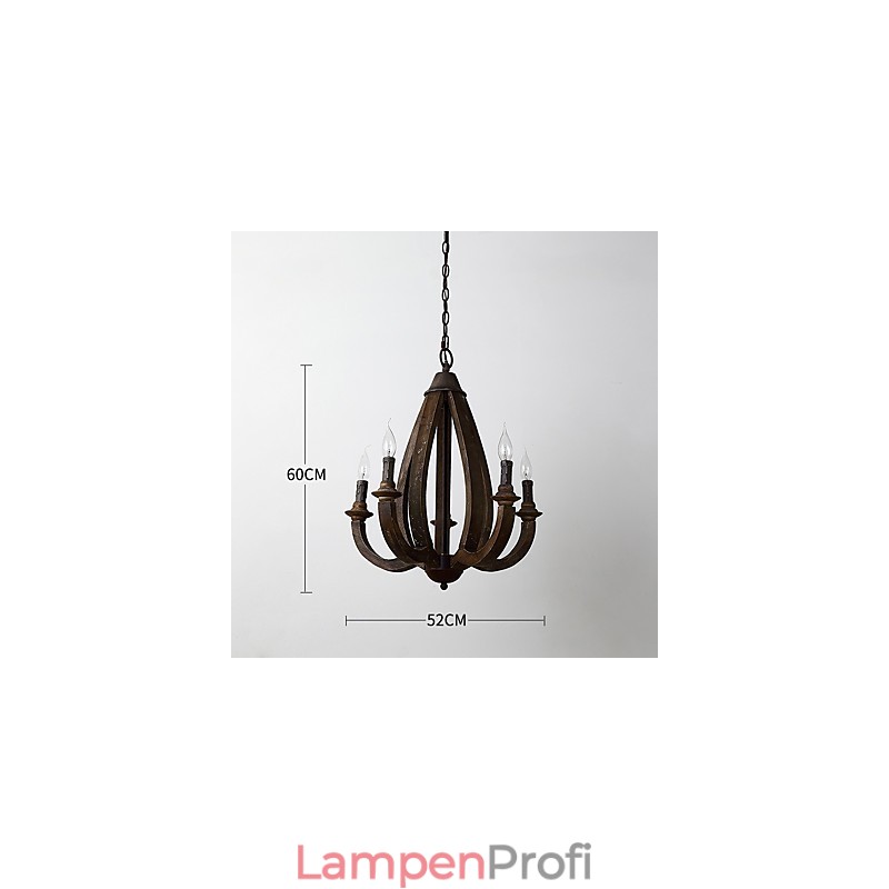Vintage Malerei Feature Mini Stil Holz Bambus Kronleuchter Lampe die Dekorieren Pendelleuchte