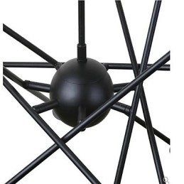 Rustikale Lodge-Malerei für Designer, Metall, Innenräume, 2-flammiger Kronleuchter