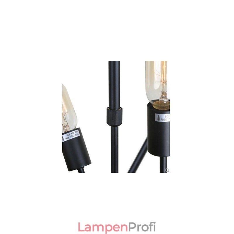 Rustikale Lodge-Malerei für Designer, Metall, Innenräume, 2-flammiger Kronleuchter