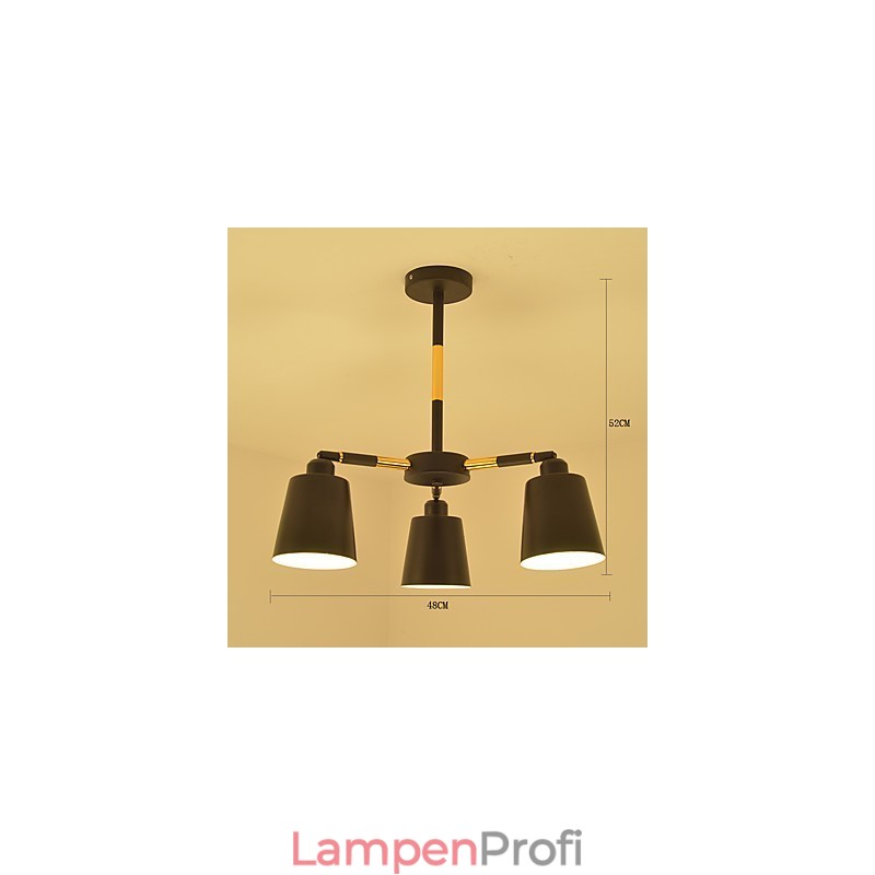 Pendelleuchte Traditionelle Klassische Malerei Funktion für Mini-Stil Holz Bambus