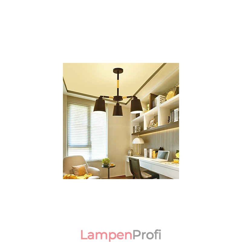 Pendelleuchte Traditionelle Klassische Malerei Funktion für Mini-Stil Holz Bambus