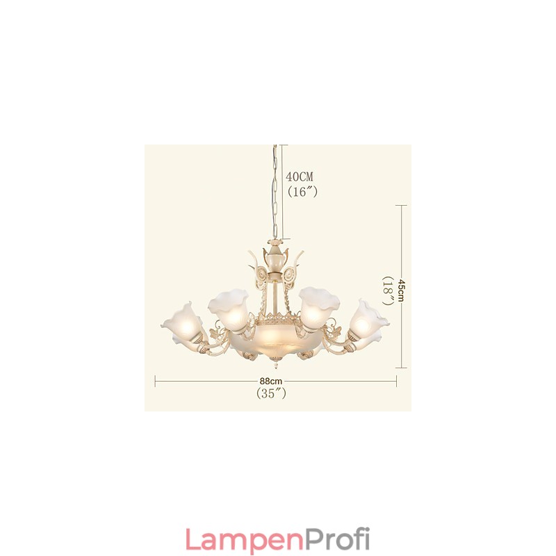 Traditionelles klassisches Malmerkmal für Metallkronleuchter im Mini-Stil