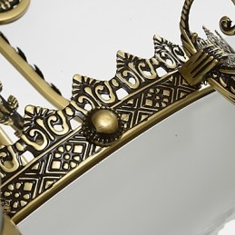 Traditionelles klassisches Malmerkmal für Metallkronleuchter im Mini-Stil