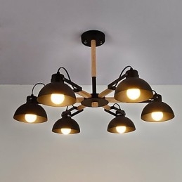 Traditionelle klassische rustikale Lodge Vintage Retro-Malerei-Funktion für Mini-Stil Metall-Kronleuchter