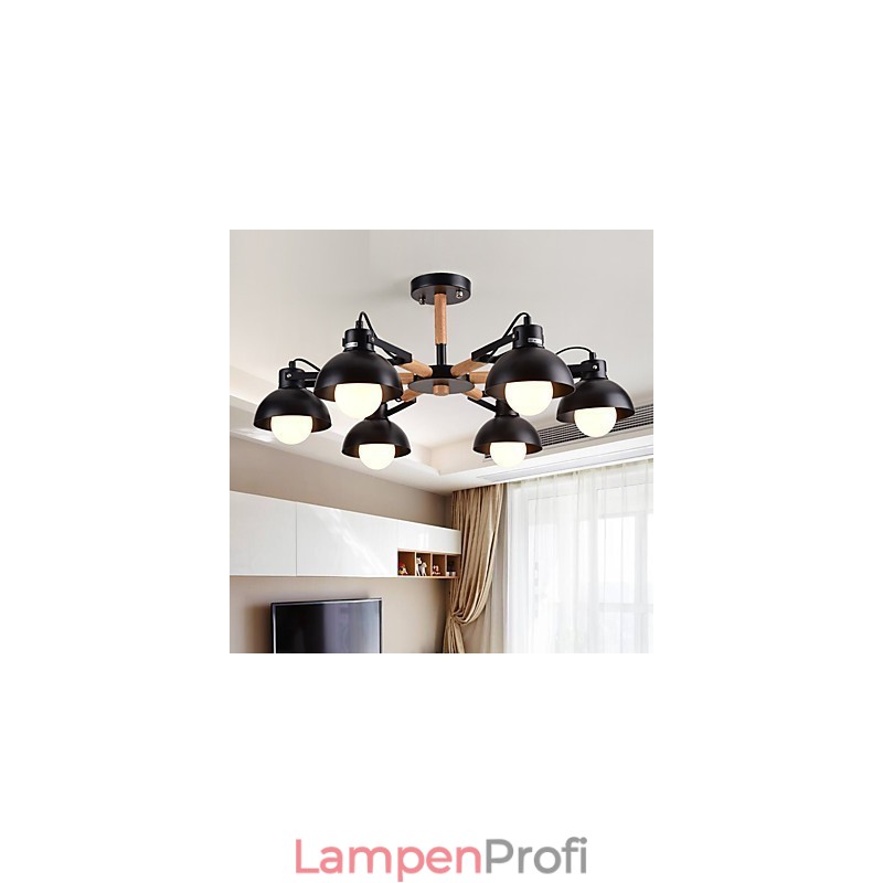 Traditionelle klassische rustikale Lodge Vintage Retro-Malerei-Funktion für Mini-Stil Metall-Kronleuchter