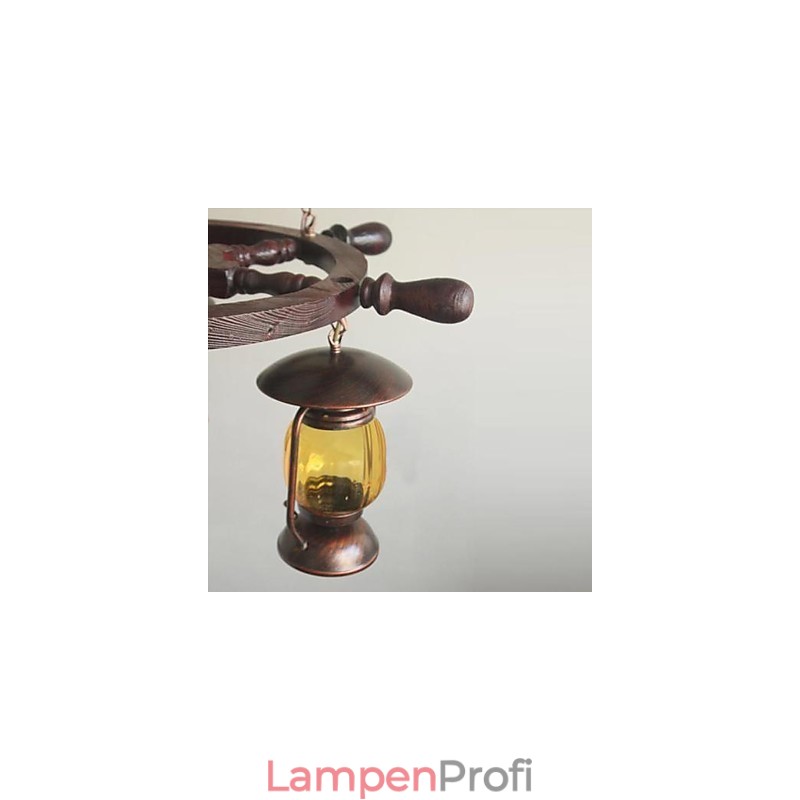 Retro Malerei Holz Bambus Kronleuchter