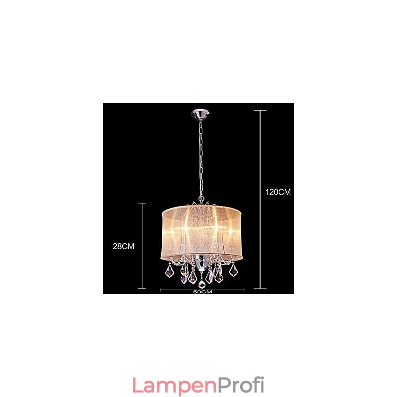 Moderne zeitgenössische traditionelle klassische Landhaus-Chrom-Funktion für Kristall-Mini-Designer-Metall-Kronleuchter