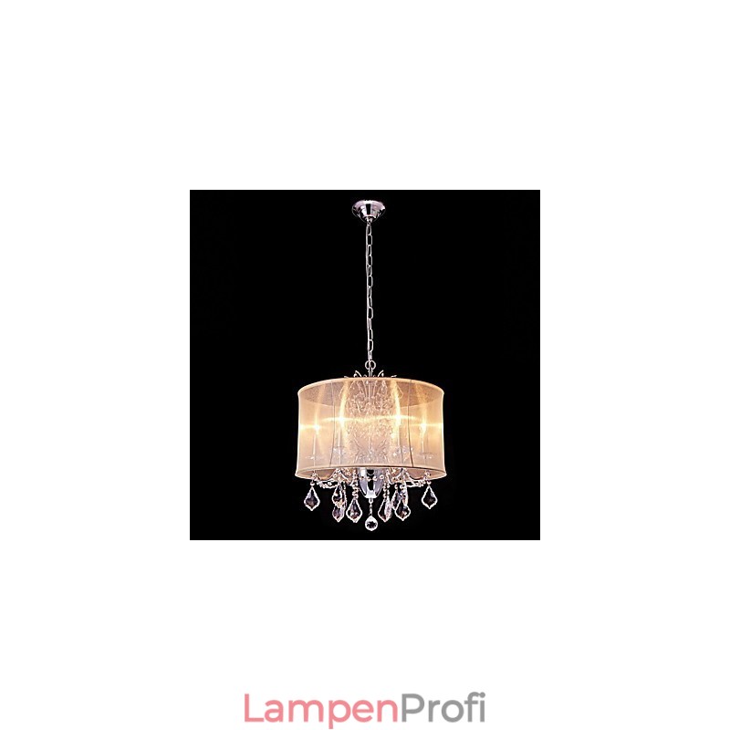 Moderne zeitgenössische traditionelle klassische Landhaus-Chrom-Funktion für Kristall-Mini-Designer-Metall-Kronleuchter