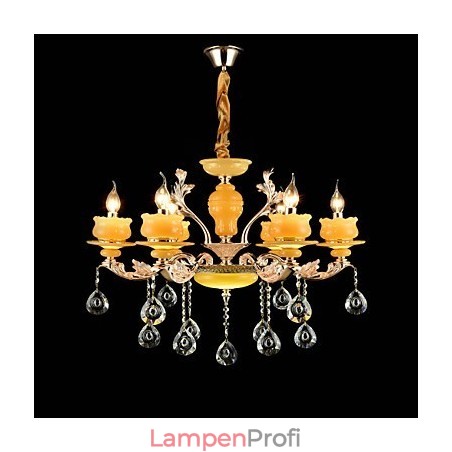 Traditionelle klassische Zinklegierung für Kronleuchter aus Kristall im Mini-Stil mit 6 Glühbirnen Traditionelle klassische Zinklegierung für Kronleuchter aus Kristall im Mini-Stil mit 6 Glühbirnen
