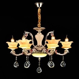 Moderne zeitgenössische traditionelle klassische Zinklegierungsfunktion für Kristall-Mini-Metallpendelleuchte