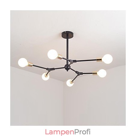 Pendelleuchte Traditionelle Klassische Malerei Funktion für Mini-Stil Holz Bambus