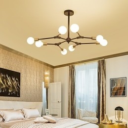 Pendelleuchte Traditionelle Klassische Malerei Funktion für Mini-Stil Holz Bambus