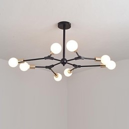 Pendelleuchte Traditionelle Klassische Malerei Funktion für Mini-Stil Holz Bambus