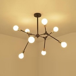 Pendelleuchte Traditionelle Klassische Malerei Funktion für Mini-Stil Holz Bambus