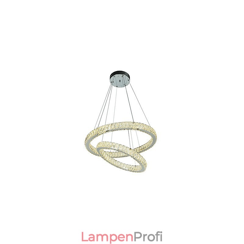 Indoor Kristall Kronleuchter Moderne Pendelleuchte Deckenleuchte Dimmbare Beleuchtung Lampe mit Fernbedienung