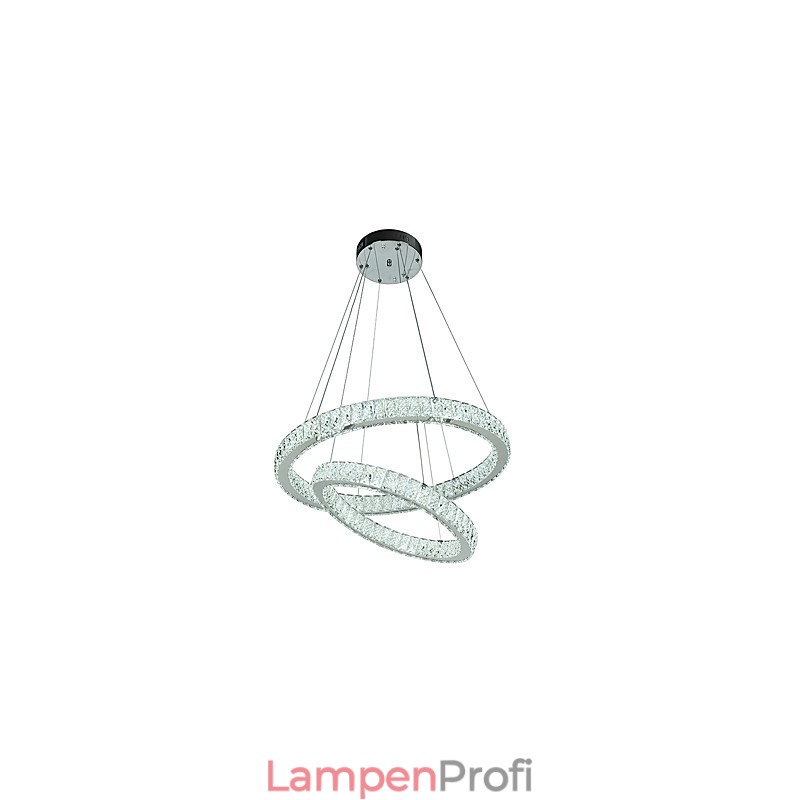 Indoor Kristall Kronleuchter Moderne Pendelleuchte Deckenleuchte Dimmbare Beleuchtung Lampe mit Fernbedienung