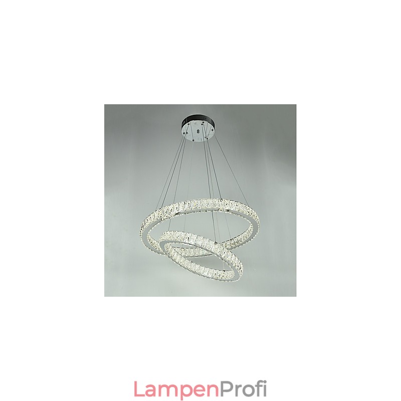 Indoor Kristall Kronleuchter Moderne Pendelleuchte Deckenleuchte Dimmbare Beleuchtung Lampe mit Fernbedienung