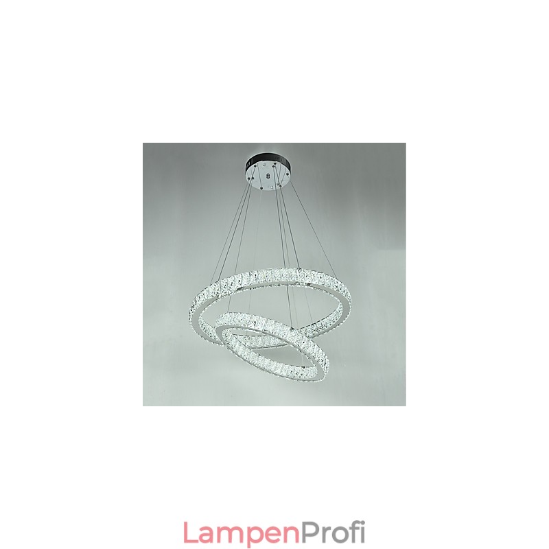 Indoor Kristall Kronleuchter Moderne Pendelleuchte Deckenleuchte Dimmbare Beleuchtung Lampe mit Fernbedienung