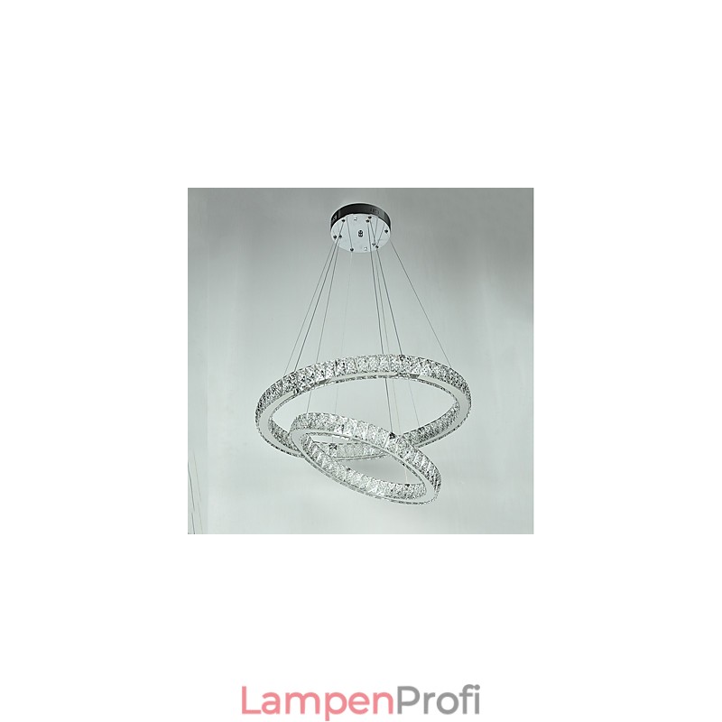 Indoor Kristall Kronleuchter Moderne Pendelleuchte Deckenleuchte Dimmbare Beleuchtung Lampe mit Fernbedienung