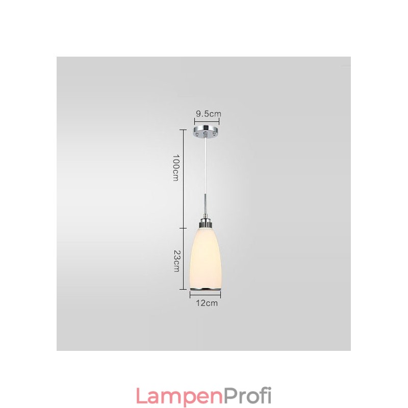 1 Licht Moderne zeitgenössische integrierte Metall-Pendelleuchte
