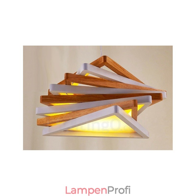1 Licht Holz Moderne zeitgenössische Pendelleuchte mit Holzschirm