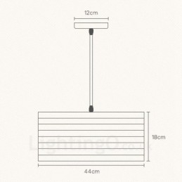 1 Licht Holz Moderne zeitgenössische Pendelleuchte mit Holzschirm