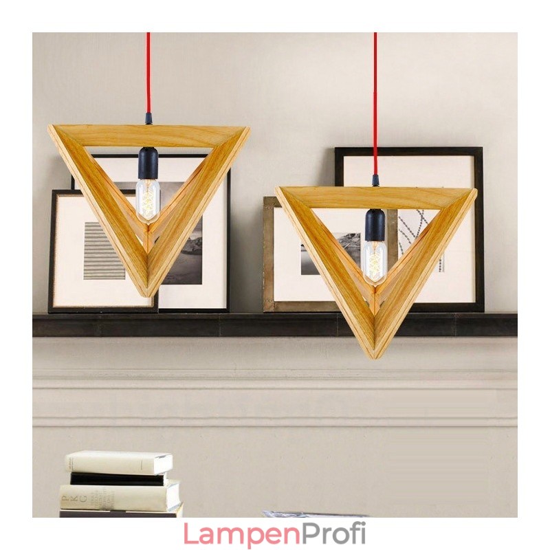 1 Licht Holz Moderne zeitgenössische Pendelleuchte mit Holzschirm