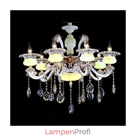 Anhänger aus hochwertiger Zinklegierung im europäischen Stil mit Jade-Kristall-Imitation