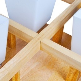 Moderne Deckenleuchten mit 4 Lichtern und Glasschirm