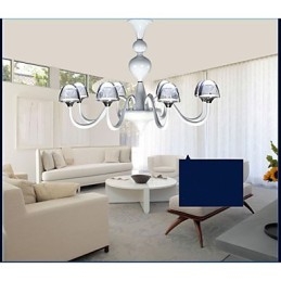 Moderner minimalistischer kreativer Kristallpilz-Anhänger 8