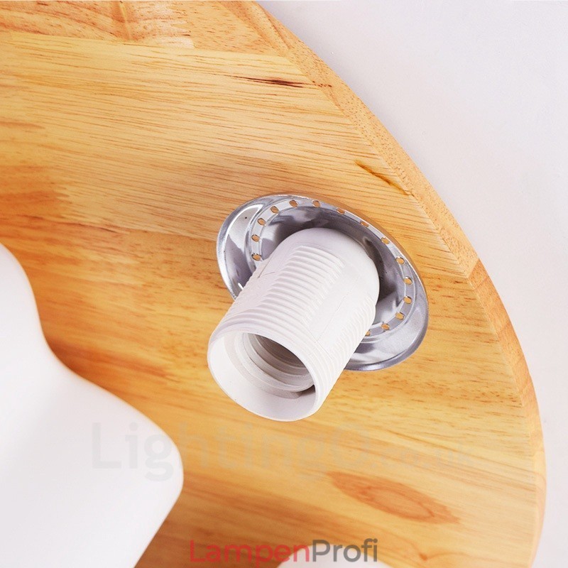 Moderne Deckenleuchten mit 3 Lichtern und Glasschirm