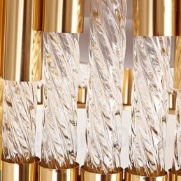 Moderne zeitgenössische Deckenleuchten Kupferbeschichtung Pendelleuchte