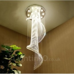 15 Lichter Moderne Kristall Deckenpendelleuchte Innenleuchter Beleuchtung Lampen Leuchten mit Glühbirnen