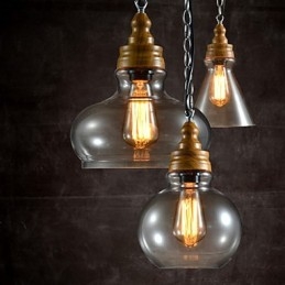 3-flammige moderne Pendelleuchte im zeitgenössischen Mini-Stil aus Metall
