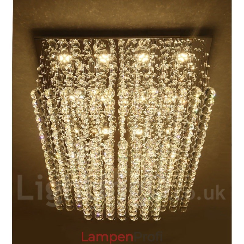 Moderne Kristall Deckenleuchte Pendelleuchte Innen Kronleuchter Beleuchtung Lampen Leuchten