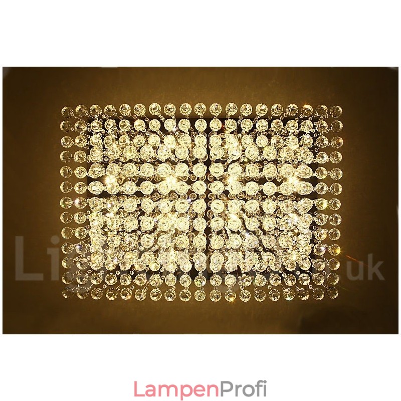 Moderne Kristall Deckenleuchte Pendelleuchte Innen Kronleuchter Beleuchtung Lampen Leuchten