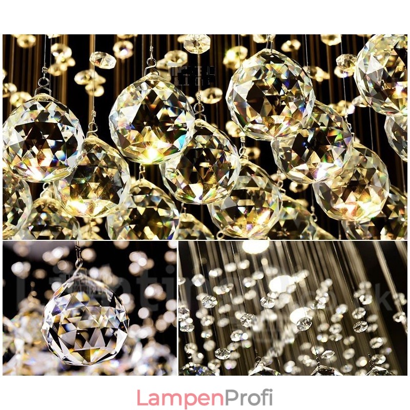 Moderne Kristall Deckenleuchte Pendelleuchte Innen Kronleuchter Beleuchtung Lampen Leuchte