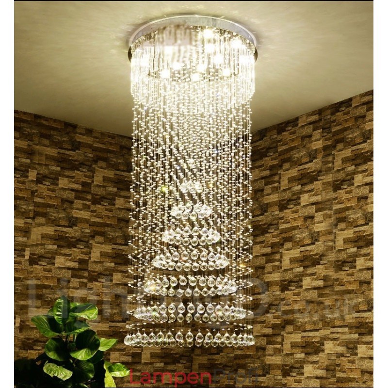 Moderne Kristall Deckenleuchte Pendelleuchte Innen Kronleuchter Beleuchtung Lampen Leuchten