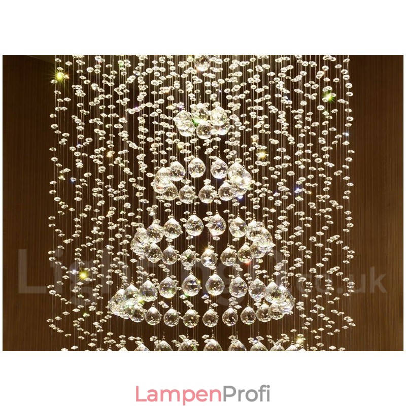 Moderne Kristall Deckenleuchte Pendelleuchte Innen Kronleuchter Beleuchtung Lampen Leuchten