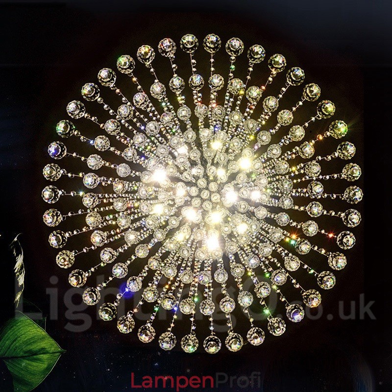 Moderne Kristall Deckenleuchte Pendelleuchte Innen Kronleuchter Beleuchtung Lampen Leuchten