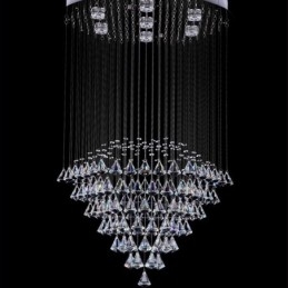 7 Lichter Moderne Kristall Deckenleuchte Pendelleuchte Innen Kronleuchter Beleuchtung Lampen Leuchten
