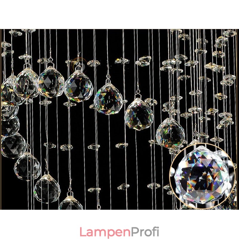 6 Lichter Moderne Kristall Deckenpendelleuchte Innen Kronleuchter Beleuchtung Lampen Leuchten